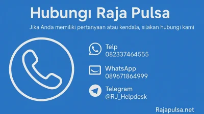 kontak support raja pulsa