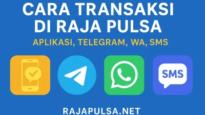 cara transaksi raja pulsa lengkap